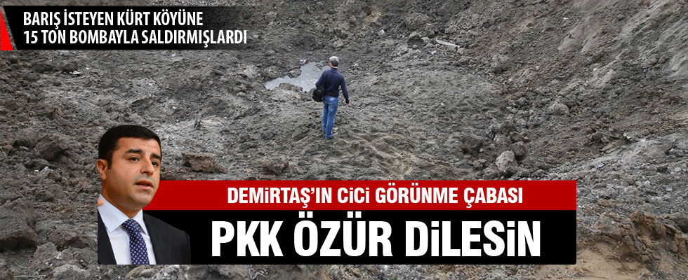 Demirtaş'tan PKK'ya 'özür dile' çağrısı