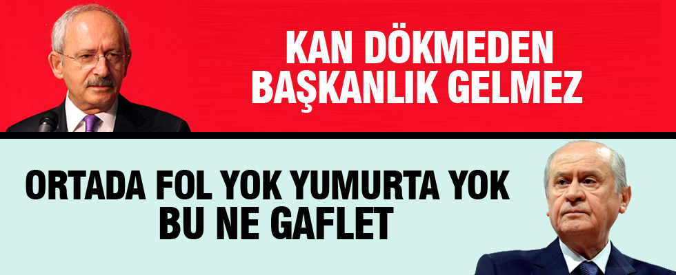 Devlet Bahçeli'den Kılıçdaroğlu'na tepki