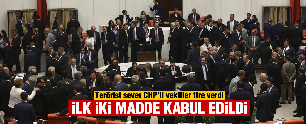 Meclis'te dokunulmazlık mesaisi