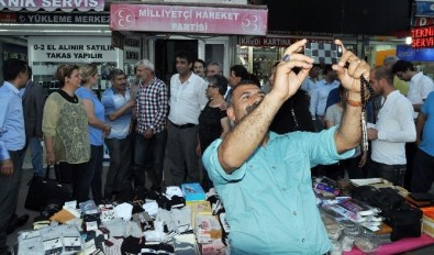 Görevden Alınan MHP İl Başkanı Alkışlarla Uğurlandı