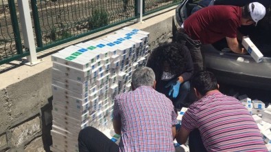 Bünyan'da Kaçak Sigara Operasyonu