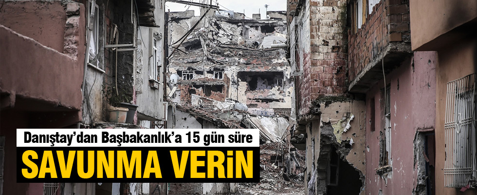 Danıştay'dan Sur için 'ivedi' savunma talebi