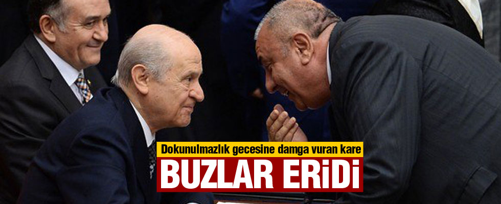 Dokunulmazlık gecesinin karesi