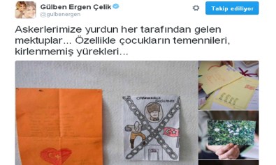 Gülben Ergen'den Duygulandıran Mektuplar