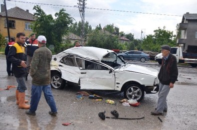 Konya'da Trafik Kazası Açıklaması 1 Ölü, 1 Yaralı