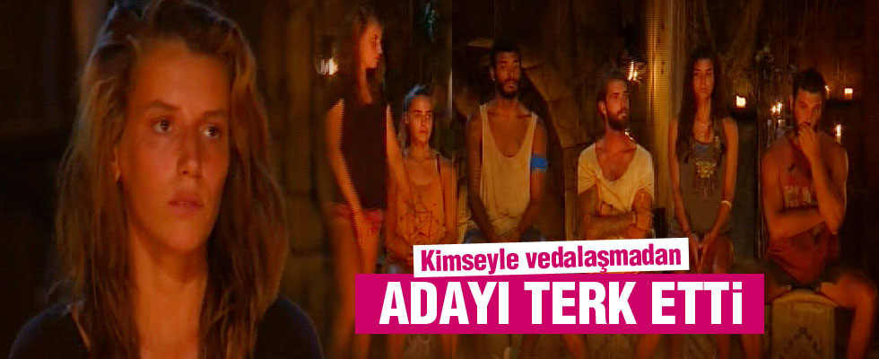 Survivor'dan elenen Gizem Kerimoğlu'ndan şoke eden hareket