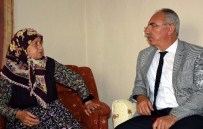 Başkan Kale, Evi Yanan Yaşlı Kadını Ziyaret Etti