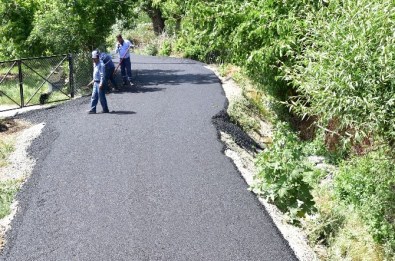 Orduzu'da Yollar Asfaltlanıyor