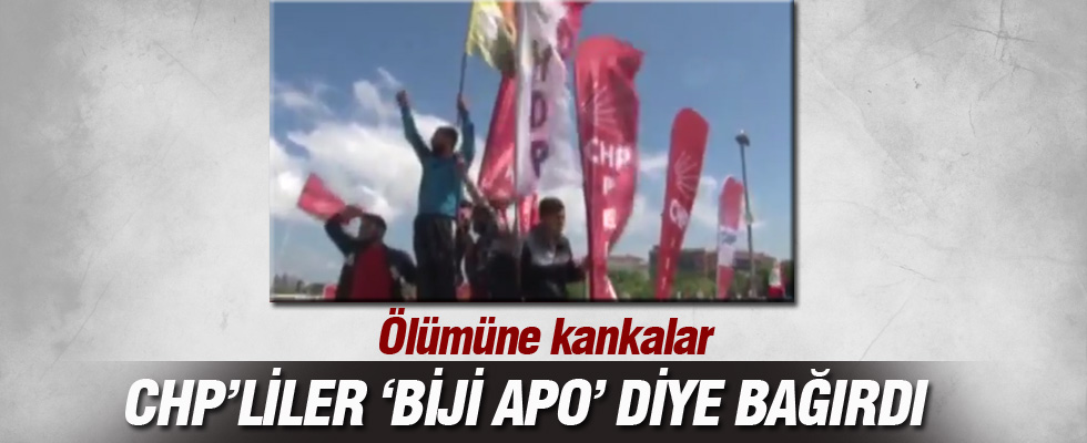 Bakırköy'de PKK CHP kardeşliği