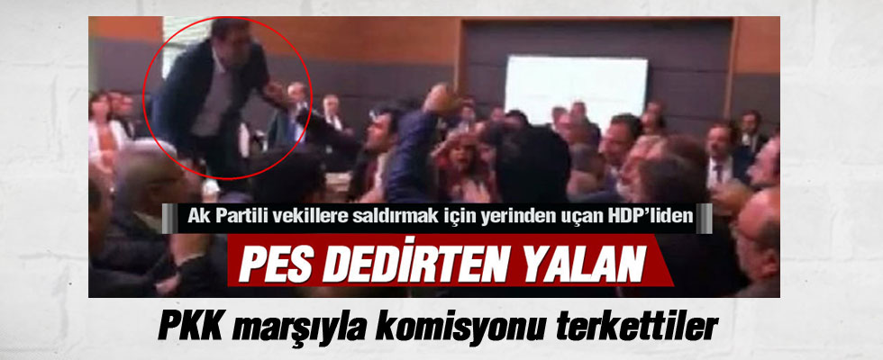 HDP'liler Anayasa Komisyonu'nu terk etti