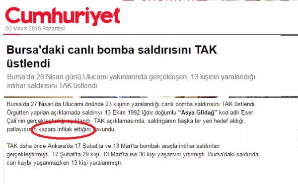 Cumhuriyet canlı bombayı savunmaya devam ediyor!