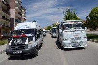 EĞİTİM DÖNEMİ - Darendeli Servis Şoförleri, 'S' Plaka Uygulamasını Protesto Etti