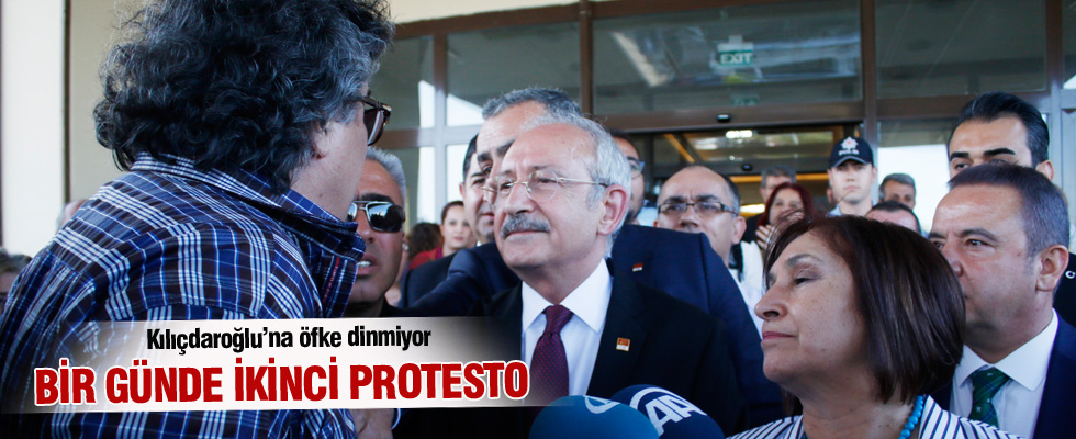 Kemal Kılıçdaroğlu'na ikinci protesto