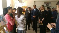 Köy Okulu Öğrencilerinden Resim Sergisi