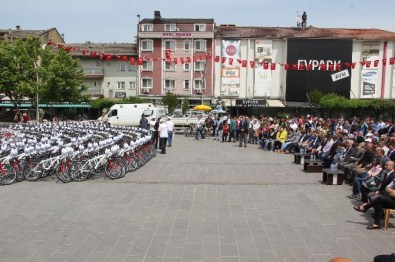 Bartın'da Bisiklet Dağıtım Töreni Yapıldı