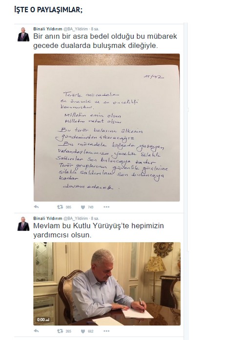 Binali Yıldırım kongreye böyle hazırlandı