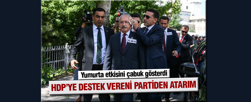 Kemal Kılıçdaroğlu: İmza vereni partiden atarım