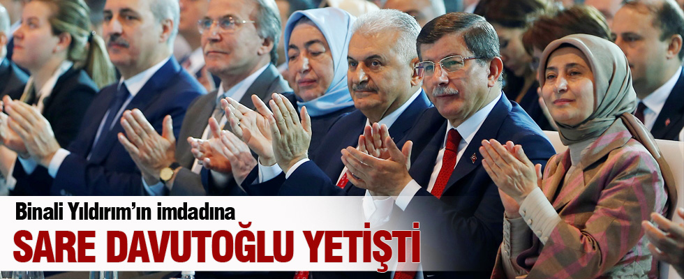 Sare Davutoğlu'ndan Binali Yıldırım'a özel karışım