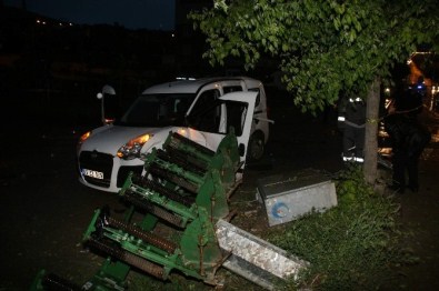 Yozgat'ta Polis Aracı Kaza Yaptı Açıklaması 2 Polis Yaralı