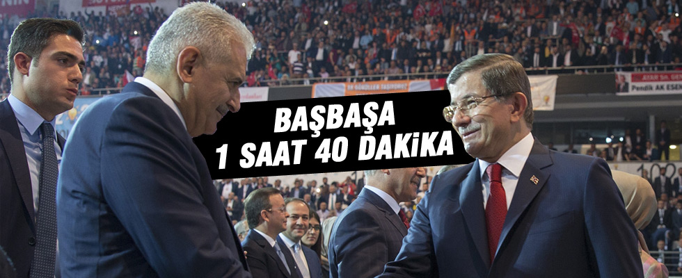 Binali Yıldırım - Ahmet Davutoğlu görüşmesi