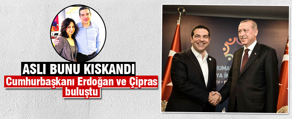 Cumhurbaşkanı Erdoğan, Alexis Çipras ile görüştü