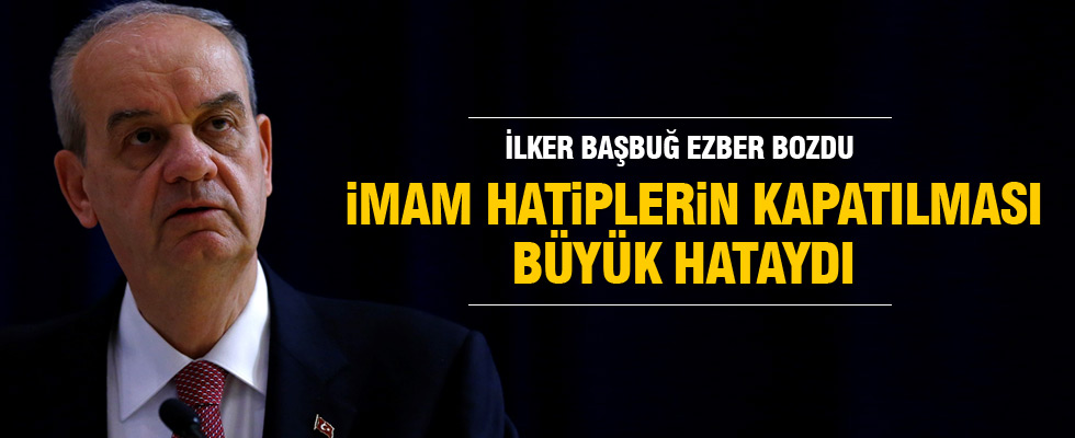İlker Başbuğ'dan ezber bozan İmam Hatip çıkışı