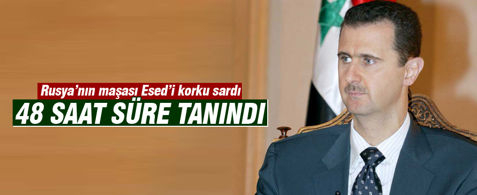 Muhalifler Esed'e 48 saat verdi