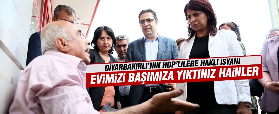 Sur'da HDP heyetine tepki