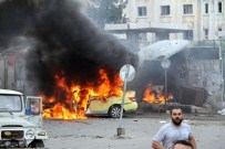 OTOBÜS DURAĞI - Suriye'de 7 Bombalı Saldırıda 78 Kişi Öldü