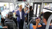 Başkan, Belediye Otobüsüne 'Yolcu' Olarak Bindi