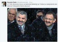 Başkan Çelik'ten, Çevre Ve Şehircilik Bakanı Olan Mehmet Özhaseki'ye Tebrik