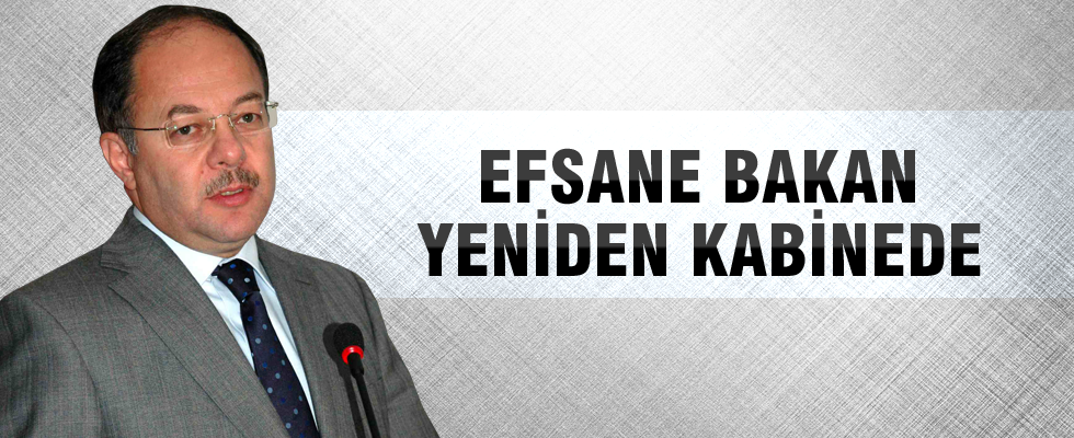 Recep Akdağ yeniden kabinede