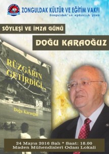 Zonguldaklı Doğu Karadeniz İmza Ve Söyleşi Gerçekleştiricek