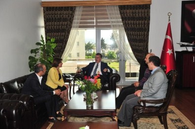 Osmaniye Tabip Odasının Yeni Yönetiminden Vali Al'a Ziyaret