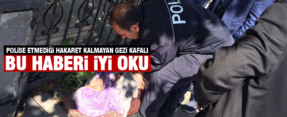 Türk polisinden örnek davranış!