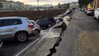 İTFAİYECİLER - Yol Çöktü, Araçlar Çukura Düştü