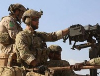 RAKKA - ABD askerlerinde YPG arması