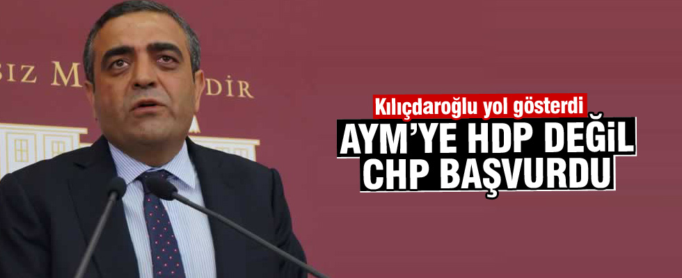 CHP'li Tanrıkulu'dan AYM'ye başvuru