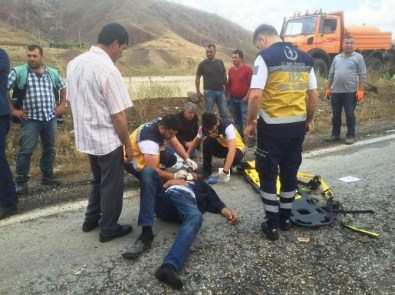 Malatya-Sivas Karayolu'nda Kaza Açıklaması 2 Yaralı