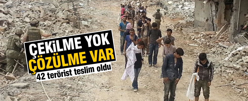 Mardin'de onlarca terörist teslim oldu