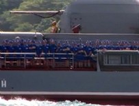 SAVAŞ GEMİSİ - Rus savaş gemisi İstanbul Boğazı'ndan geçti