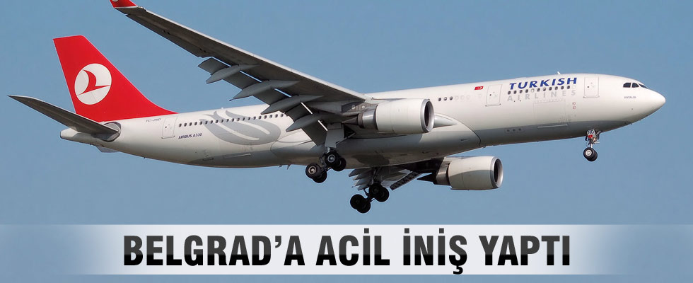 THY uçağı acil iniş yaptı