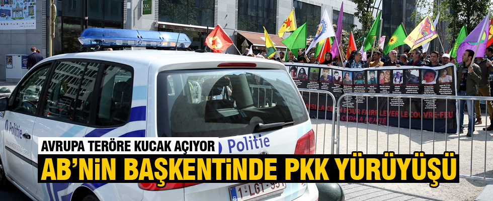 Belçika ve AB'den terör örgütü PKK'ya yine izin