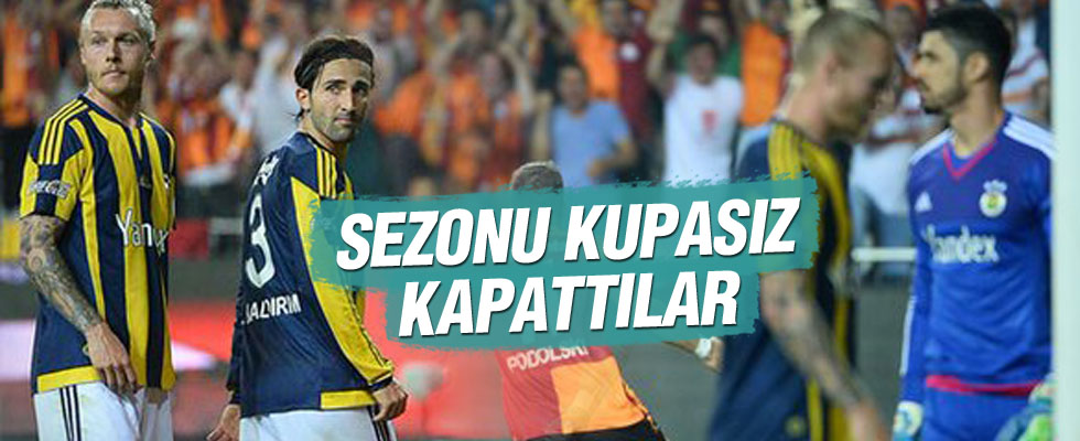 Fenerbahçe sezonu kupasız kapattı