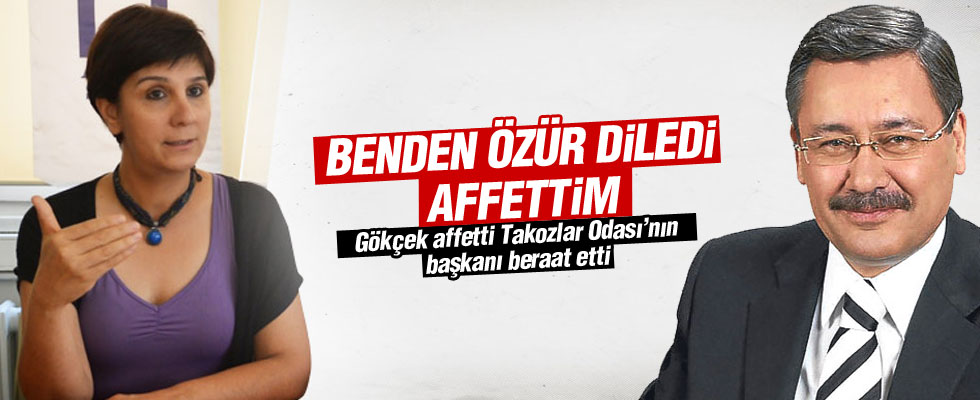 Gökçek: Benden özür diledi, affettim