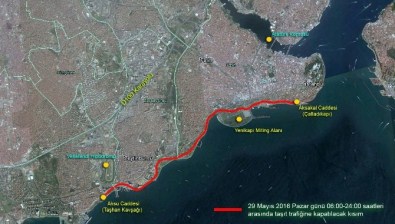 İstanbul'da Pazar Günü Bu Yollar Trafiğe Kapatılacak