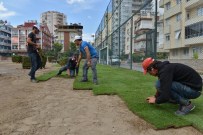DRENAJ ÇALIŞMASI - Konyaaltı'nda Spor Tesisleri Yenileniyor