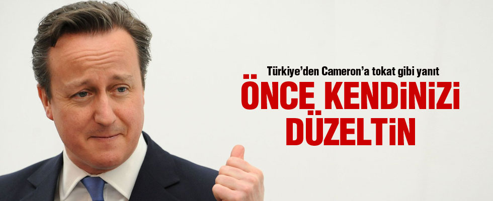 Numan Kurtulmuş'tan Cameron'a tokat gibi cevap