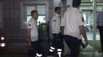 SAĞLIKÇI - (Özel) Hastanın Saldırdığı 112 Personeli Merdivenlerden Yuvarlandı