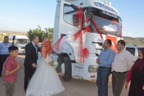 YALıNTAŞ - Tır, Gelin Arabası Oldu